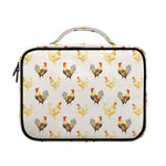 Watercolor Rooster Pattern Print Briefcase Bible Bag