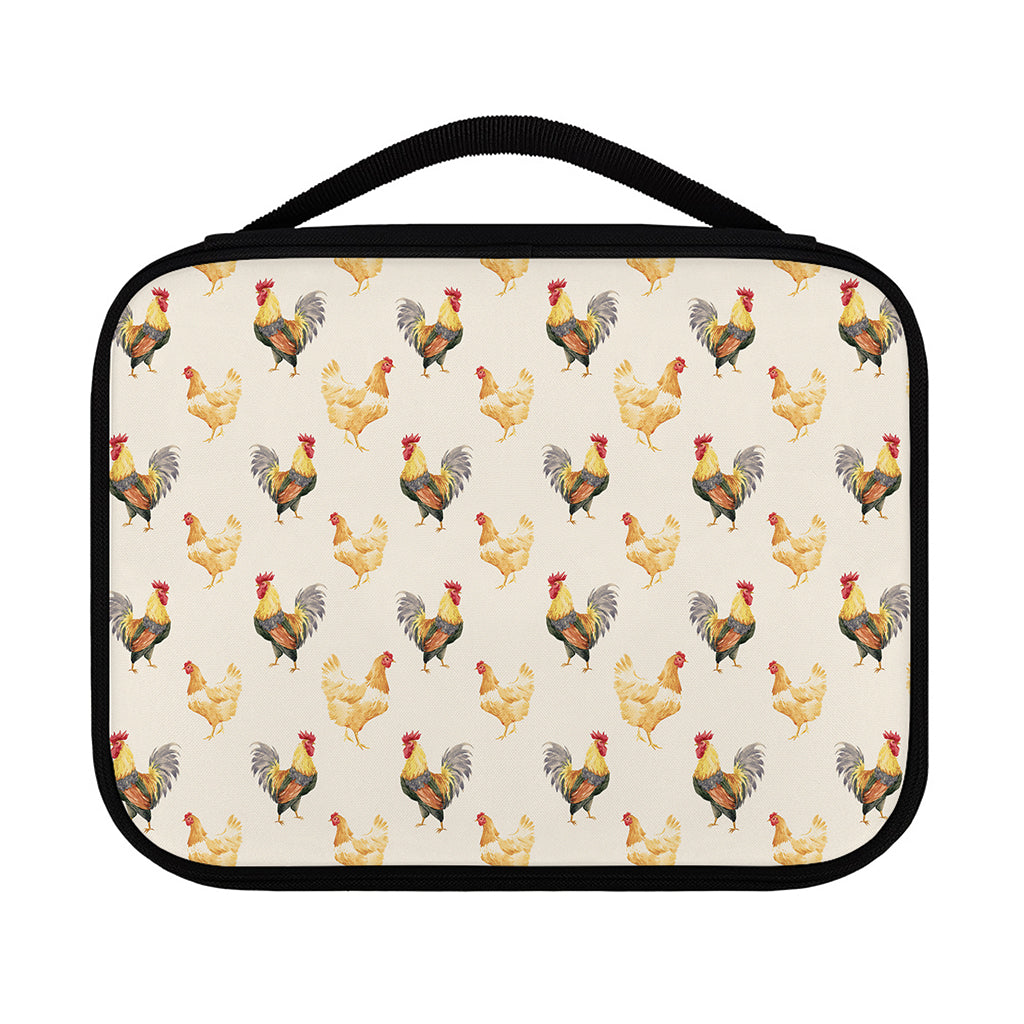 Watercolor Rooster Pattern Print Classic Bible Case