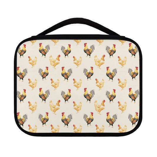 Watercolor Rooster Pattern Print Classic Bible Case