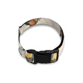 Watercolor Rooster Pattern Print Dog Collar