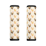 Watercolor Rooster Pattern Print Handle Covers