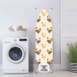 Watercolor Rooster Pattern Print Ironing Board Cover