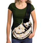 Watercolor Rooster Pattern Print Pet Sling Carrier