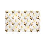 Watercolor Rooster Pattern Print Polyester Flag