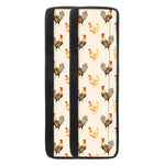 Watercolor Rooster Pattern Print Refrigerator Handle Covers