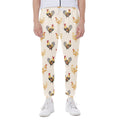 Watercolor Rooster Pattern Print Joggers