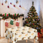 Watercolor Rooster Pattern Print Tablecloth