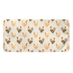 Watercolor Rooster Pattern Print Towel