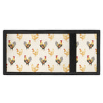 Watercolor Rooster Pattern Print Trifold Wallet