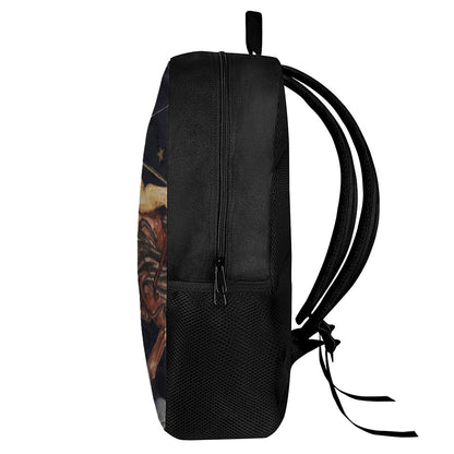 Watercolor Sagittarius Zodiac Sign Print 17 Inch Backpack