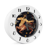Watercolor Sagittarius Zodiac Sign Print Alarm Clock