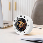 Watercolor Sagittarius Zodiac Sign Print Alarm Clock