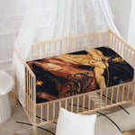 Watercolor Sagittarius Zodiac Sign Print Baby Crib Sheet