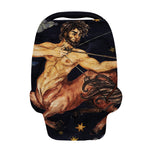 Watercolor Sagittarius Zodiac Sign Print Baby Seat Cover