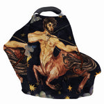 Watercolor Sagittarius Zodiac Sign Print Baby Seat Cover