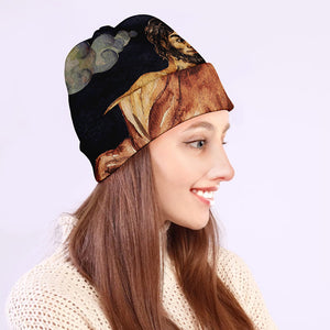 Watercolor Sagittarius Zodiac Sign Print Beanie