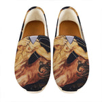 Watercolor Sagittarius Zodiac Sign Print Casual Shoes