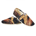 Watercolor Sagittarius Zodiac Sign Print Casual Shoes