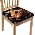 Watercolor Sagittarius Zodiac Sign Print Chair Cushion Cover