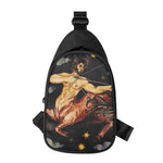 Watercolor Sagittarius Zodiac Sign Print Chest Bag