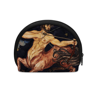 Watercolor Sagittarius Zodiac Sign Print Coin Purse