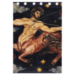 Watercolor Sagittarius Zodiac Sign Print Curtain