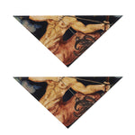 Watercolor Sagittarius Zodiac Sign Print Dog Bandana