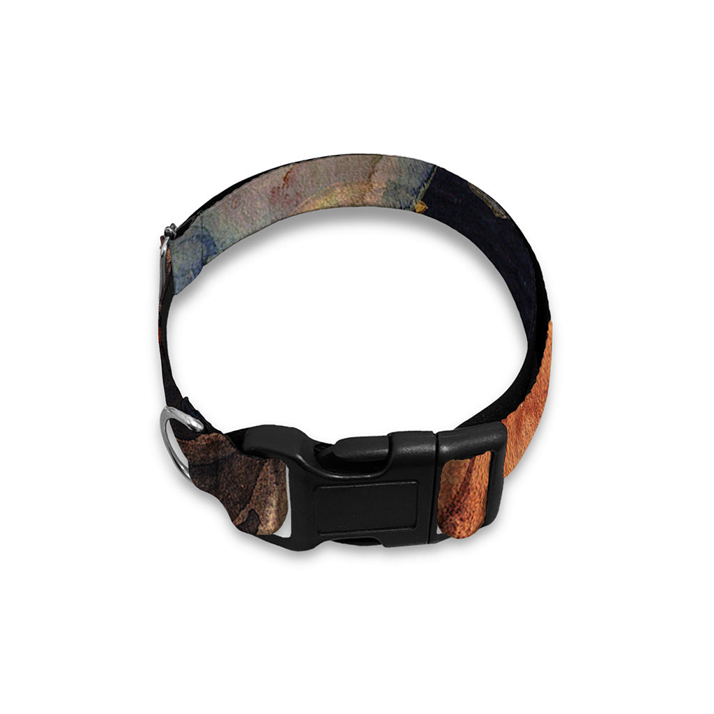 Watercolor Sagittarius Zodiac Sign Print Dog Collar
