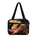 Watercolor Sagittarius Zodiac Sign Print Double Strap Bible Bag