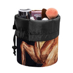 Watercolor Sagittarius Zodiac Sign Print Drawstring Makeup Bag