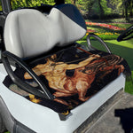 Watercolor Sagittarius Zodiac Sign Print Golf Cart Seat Cover