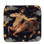 Watercolor Sagittarius Zodiac Sign Print Hand Towel