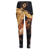 Watercolor Sagittarius Zodiac Sign Print High-Waisted Pocket Leggings