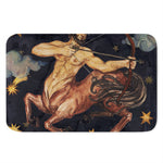 Watercolor Sagittarius Zodiac Sign Print Indoor Door Mat