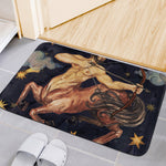 Watercolor Sagittarius Zodiac Sign Print Indoor Door Mat