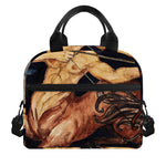 Watercolor Sagittarius Zodiac Sign Print Insulated Lunch Bag