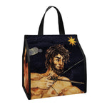 Watercolor Sagittarius Zodiac Sign Print Insulated Lunch Tote