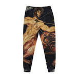 Watercolor Sagittarius Zodiac Sign Print Jogger Pants