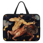 Watercolor Sagittarius Zodiac Sign Print Laptop Sleeve With Handle