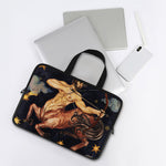 Watercolor Sagittarius Zodiac Sign Print Laptop Sleeve With Handle