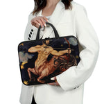 Watercolor Sagittarius Zodiac Sign Print Laptop Sleeve With Handle