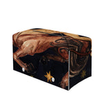 Watercolor Sagittarius Zodiac Sign Print Leather Tissue Box Cover