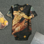 Watercolor Sagittarius Zodiac Sign Print Men's Bodysuit
