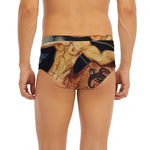 Watercolor Sagittarius Zodiac Sign Print Men's Briefs