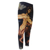 Watercolor Sagittarius Zodiac Sign Print Men's Compression Pants