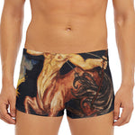Watercolor Sagittarius Zodiac Sign Print Men's Short Boxer Briefs