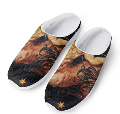 Watercolor Sagittarius Zodiac Sign Print Mesh Casual Shoes