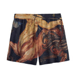 Watercolor Sagittarius Zodiac Sign Print Mesh Shorts