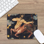 Watercolor Sagittarius Zodiac Sign Print Mouse Pad