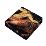 Watercolor Sagittarius Zodiac Sign Print Outdoor Seat Cushion Cover